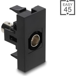 Delock Easy 45 Module BNC female to BNC female black