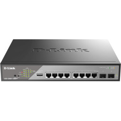 D-Link DSS-200G-10MPP/E 10-Port Switch, Desktop Gigabit PoE Surveillance  242W