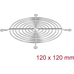 Delock Fan Grill 120 x 120 mm silver