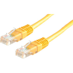 Secomp UTP Patch Cord, Cat.6 (Class E), yellow, 5 m