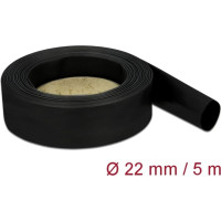 Delock Heat Shrink Tube 5 m x 22 mm black