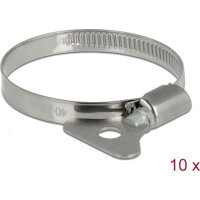 Delock Butterfly Hose Clamp 40 - 60 mm 10 pieces metal