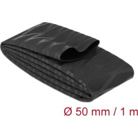 Delock Heat Shrink Tube X-pattern non-slip 1 m x 50 mm black