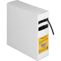 Delock Heat shrink tube Box, with inside adhesive, shrinkage ratio 3:1, 5 m x 2.4 mm black