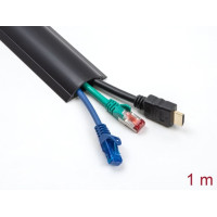 Delock Cable Duct self-adhesive 70 x 20 mm - length 1 m black