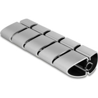 Delock Mounting element for cable duct 75 x 45 mm 5 pieces silver