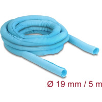 Delock Woven Sleeve self-closing heat-resistant 5 m x 19 mm blue