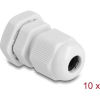 Delock Cable Gland PG7 10 pieces grey