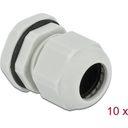 Delock Cable Gland PG19 10 pieces grey