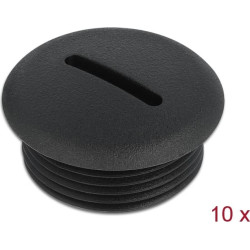 Delock Sealing Plug M25 x 1.5 black 10 pieces