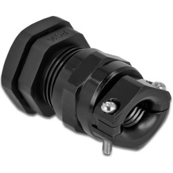 Delock Cable Gland PG16 with strain relief and bending protection black