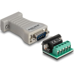Delock Converter 1 x Serial RS-232 DB9 female to 1 x Serial RS-422/485 DB9 male with ESD protection 15 kV