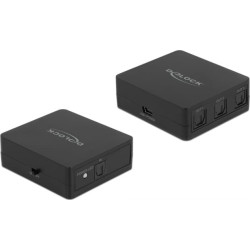 Delock S/PDIF TOSLINK Splitter 1 In 3 Out with USB Powered