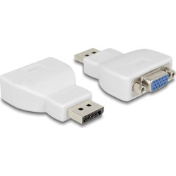 Delock Adapter DisplayPort 1.2 male > VGA female white
