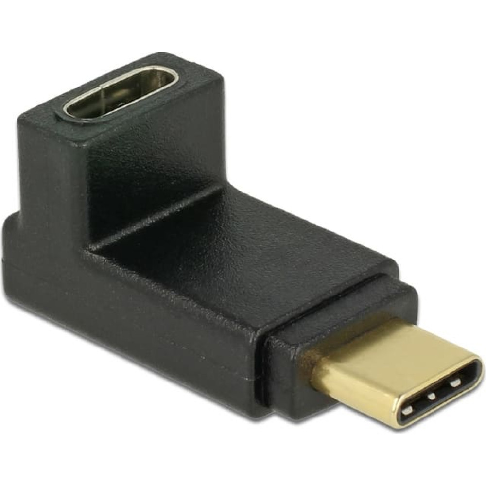 Delock Adapter SuperSpeed USB 10 Gbps (USB 3.1 Gen 2) USB Type-C™ male > female angled up / down