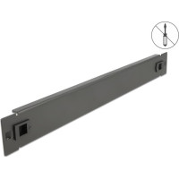 Delock 19″ Network Cabinet Blind Cover tool free 1U black
