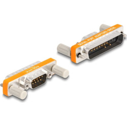 Delock Adapter D-Sub 9 pin male with nuts to D-Sub 25 pin male with screws