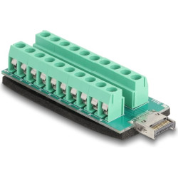 Delock USB Type-E Key A male to Terminal Block Adapter 20 pin