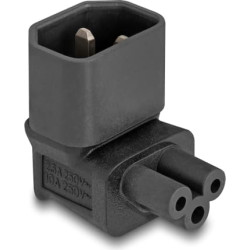 Delock Power Adapter IEC 60320 - C14 to C5, male / female, 2.5 A, 90° angled