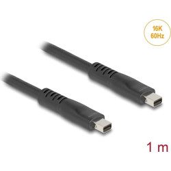 Delock Mini DisplayPort cable 16K 60 Hz 80 Gbps 1 m