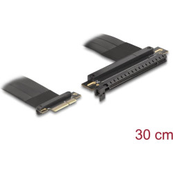 Delock Riser Card PCI Express 3.0 x4 male to x16 slot with cable 30 cm