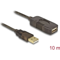 Delock USB 2.0 extension cable, active 10 m