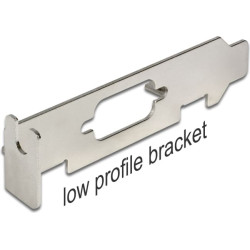 Delock Low Profile Slot Bracket with D-Sub 9 opening