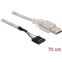 Delock Cable USB 2.0-A male to pin header