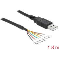 Delock USB 2.0 to Serial TTL Converter with 6 open wires 1.8 m (5 V)