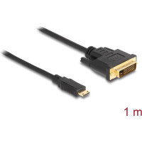 Delock HDMI cable Mini-C male > DVI 24+1 male 1 m
