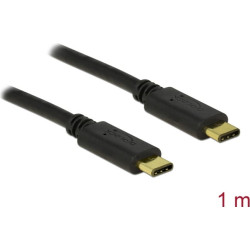 Delock USB 2.0 cable Type-C to Type-C 1 m 3 A