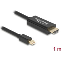 Delock Passive mini DisplayPort 1.1 to HDMI Cable 1 m