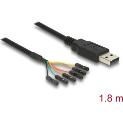 Delock USB 2.0 to Serial TTL Converter with 6 pin header female separately 1.8 m (5 V)