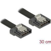 Delock SATA 6 Gb/s Cable 30 cm black FLEXI