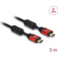 Delock HDMI cable 4K 30 Hz 3 m