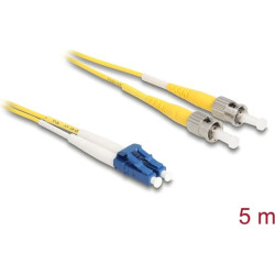 Delock Cable Optical Fibre LC Duplex to ST Duplex Singlemode OS2 5 m