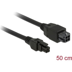 Delock Micro Fit 3.0 4 pin Extension Cable male > female 50 cm