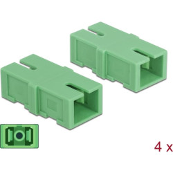 Delock Optical Fiber Coupler SC Simplex female to SC Simplex female 4 pieces