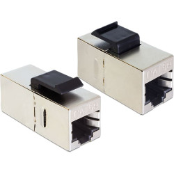 Delock Keystone Module RJ45 female > RJ45 female Cat.5e compact