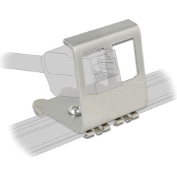 Delock Keystone Metal Mounting 2 Port for DIN rail