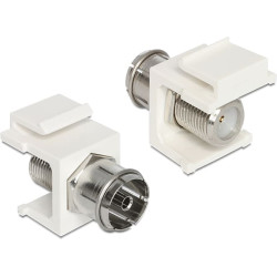 Delock Keystone module IEC female  F female