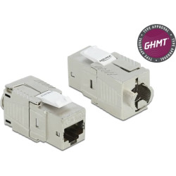 Delock Keystone Module RJ45 jack Cat.8 toolfree
