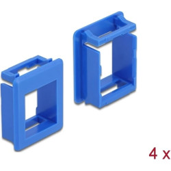 Delock Keystone Holder for cases 4 pieces blue