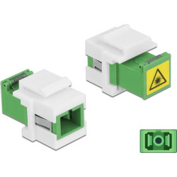 Delock Keystone Module SC Simplex female to SC Simplex female with laser protection flip inside