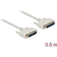 Delock Serial Cable D-Sub 25 male to male 0.5 m