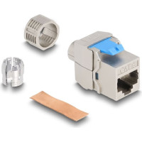 Delock Keystone Module RJ45 jack to LSA Cat.8.1 toolfree