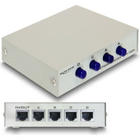 Delock Switch RJ45 10/100 Mbps 4 port manual bidirectional