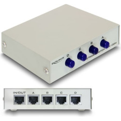 Delock Ethernet Switch RJ45 10100 Mbs 4-Port manual