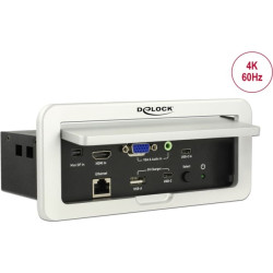 Delock Multi-AV to HDMI Converter 4K 60 Hz for table mount