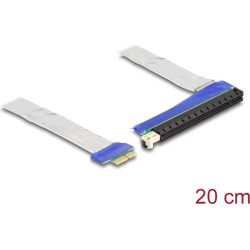 Delock Riser Card PCI Express x1 male to x16 slot with cable 20 cm